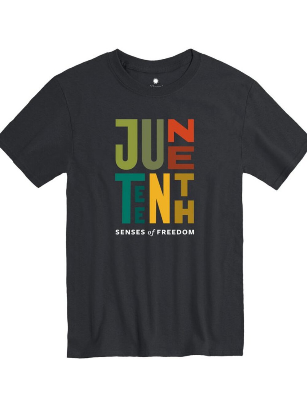NWT Smithsonian Juneteenth Freedom Black Graphic Tee Youth XL Women XS